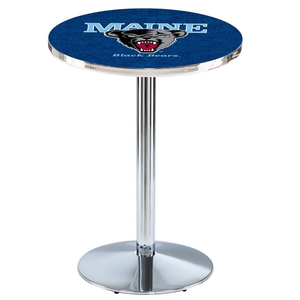 42" Chrome Maine Pub Table